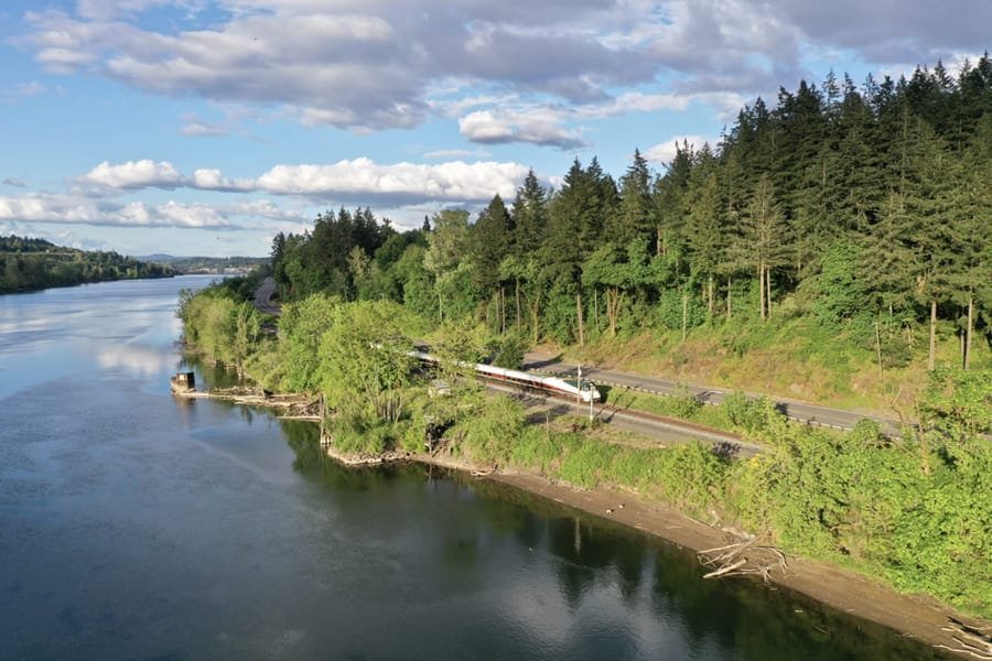 Amtrak Cascades - Explore The Pacific Northwest's Stunning Landscapes By Train 4 Amtrak Cascades south of Oregon City