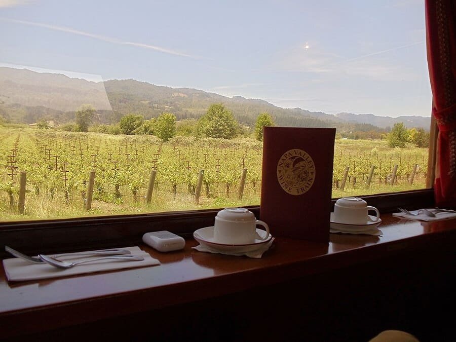 Napa Valley Wine Train - Indulge In Wine And Scenic Beauty On This Unforgettable Journey 1 Napa Valley Wine Train, Napa Valley, California, USA