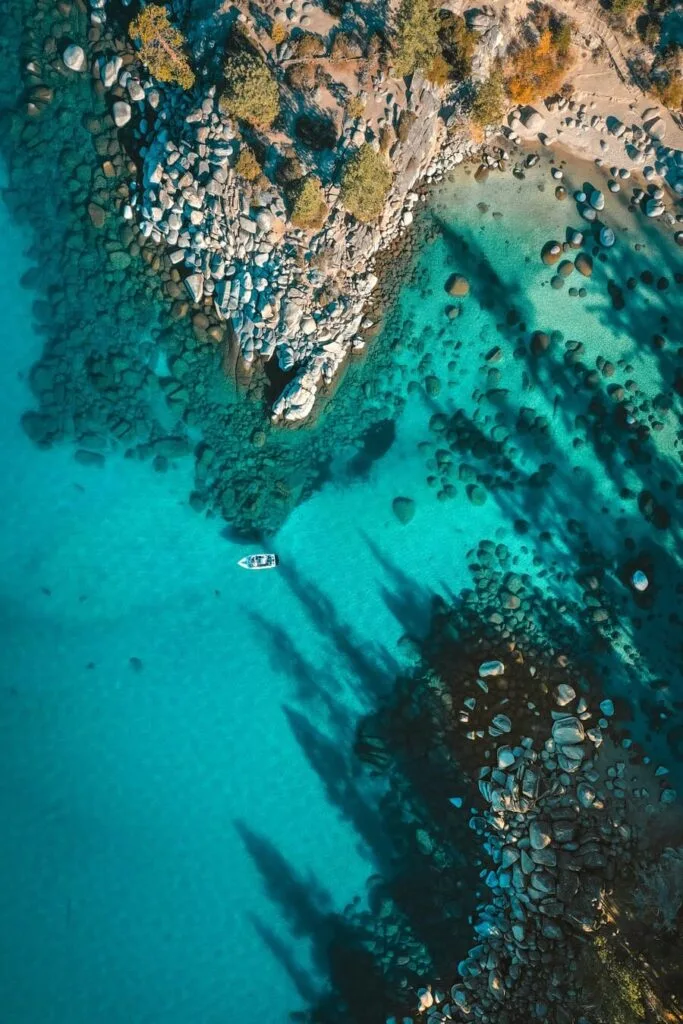 Unlocking Lake Tahoe's Treasures: 6 Reasons to Experience Its Magic 1 Anchored up in a private cove. Lake Tahoe, United States