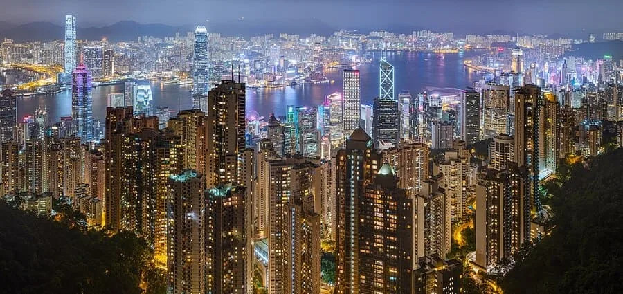 Urban Jungle Adventure - Exploring the Rooftops of Hong Kong 4 panorama of Hong Kong's harbour and skyline, as seen from Victoria Peak