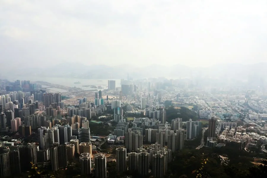 Urban Jungle Adventure - Exploring the Rooftops of Hong Kong 7 Hong Kong city skyline view from Lion's Rock peak, Lion Rock, Hong Kong
